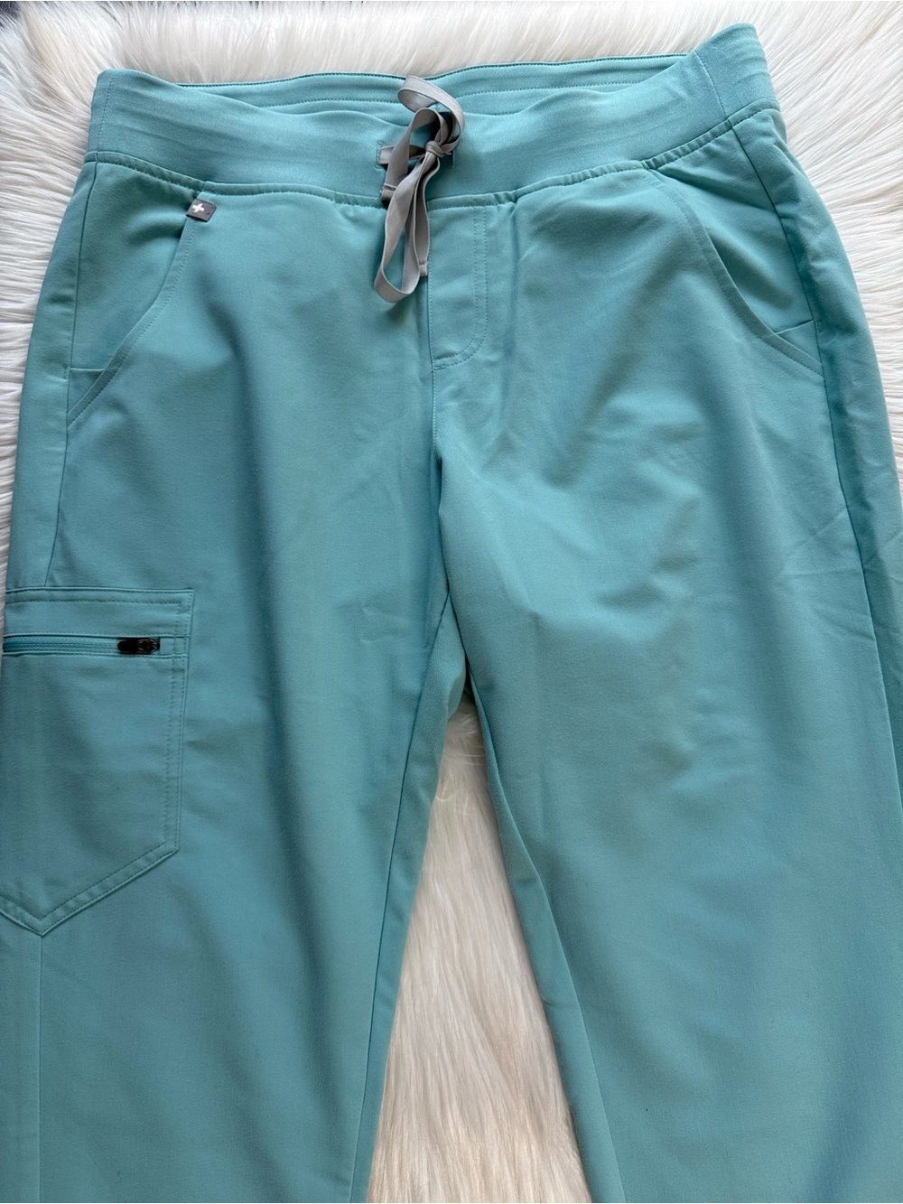 Figs Aquamarine PO 1403 Zamora Scrub Jogger Pants - Picture 2 of 6